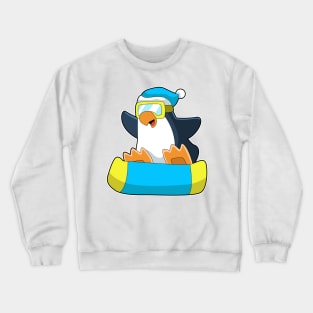 Penguin Snowboard Winter sports Crewneck Sweatshirt